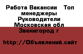 Работа Вакансии - Топ-менеджеры, Руководители. Московская обл.,Звенигород г.